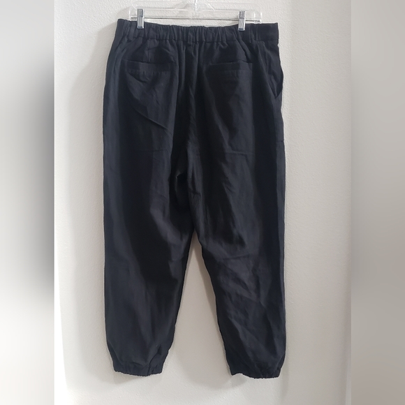 Women's crop elastic cuff pants - Picture 2 of 10